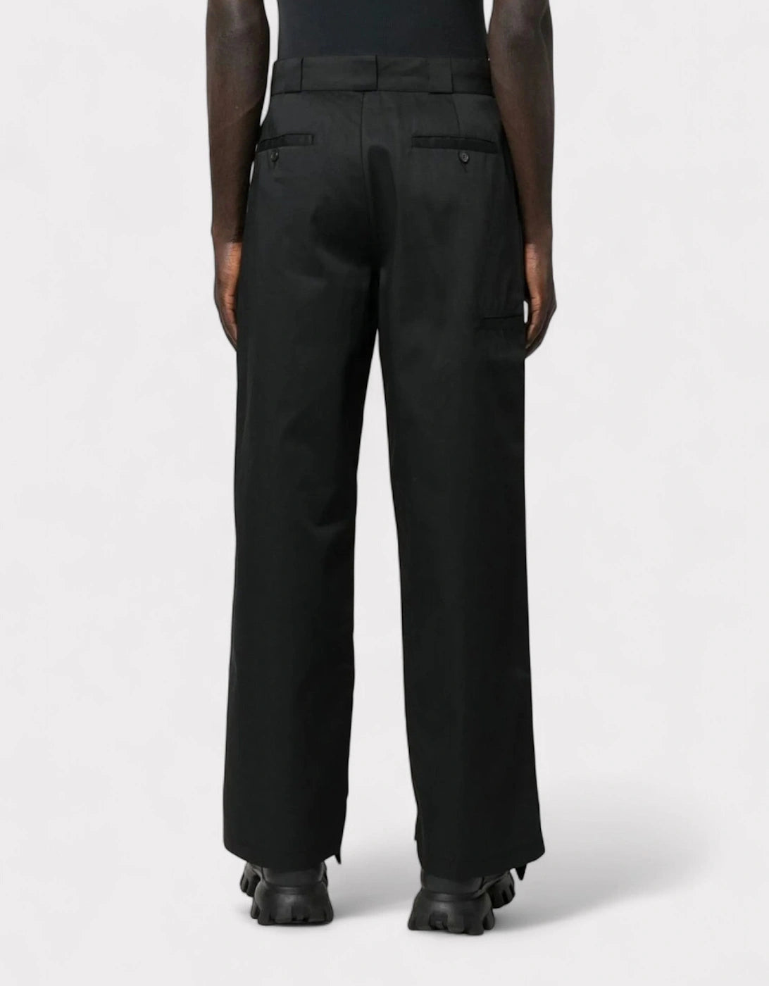 Palm Angels Reversed Waistband Chino Pant Black