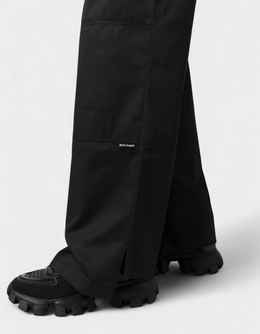 Palm Angels Reversed Waistband Chino Pant Black