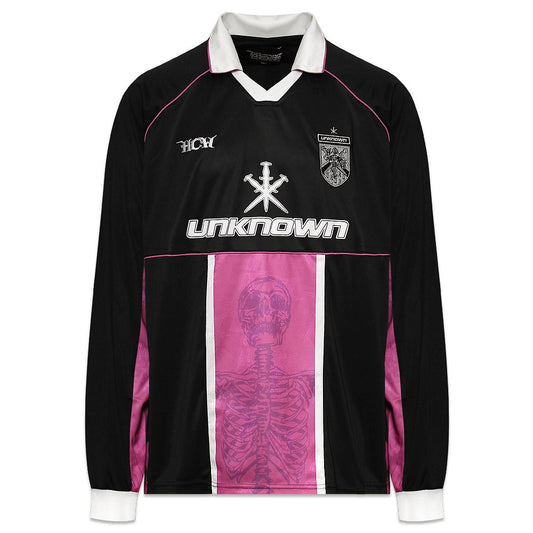 Unknown London x Heaven Can Wait Long-sleeve Jersey Black Pink