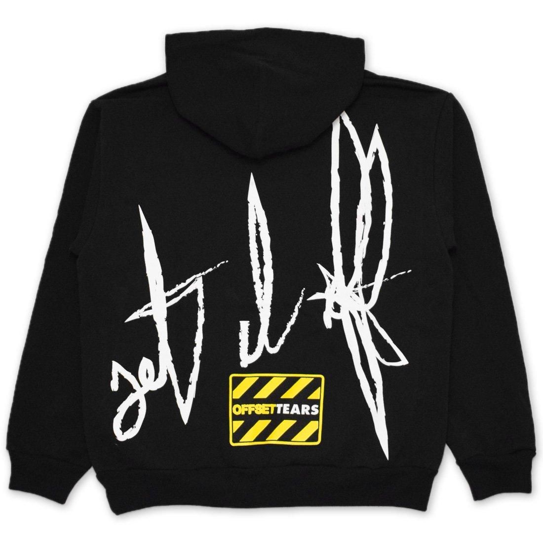 Denim Tears x Offset Set it Off Wreath Hoodie Fire Black