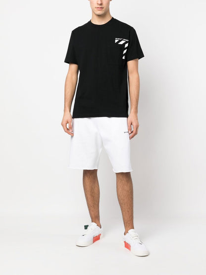 Off White Diagonal Pocket T-Shirt