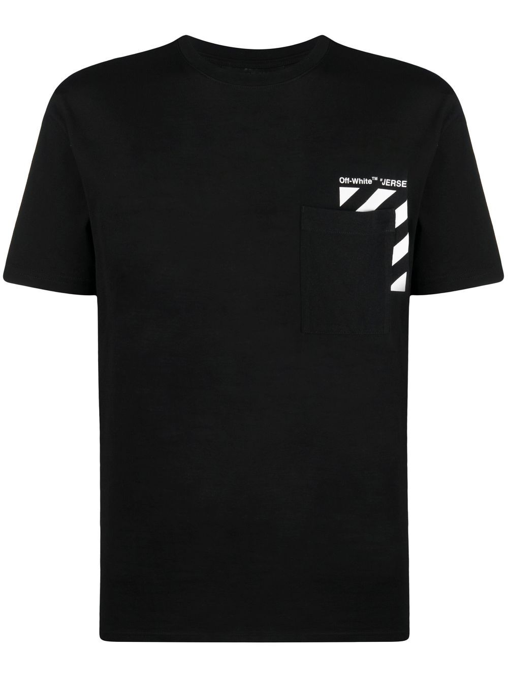 Off White Diagonal Pocket T-Shirt