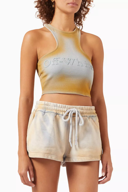 Off White Laundry Ribbed Rowing Top