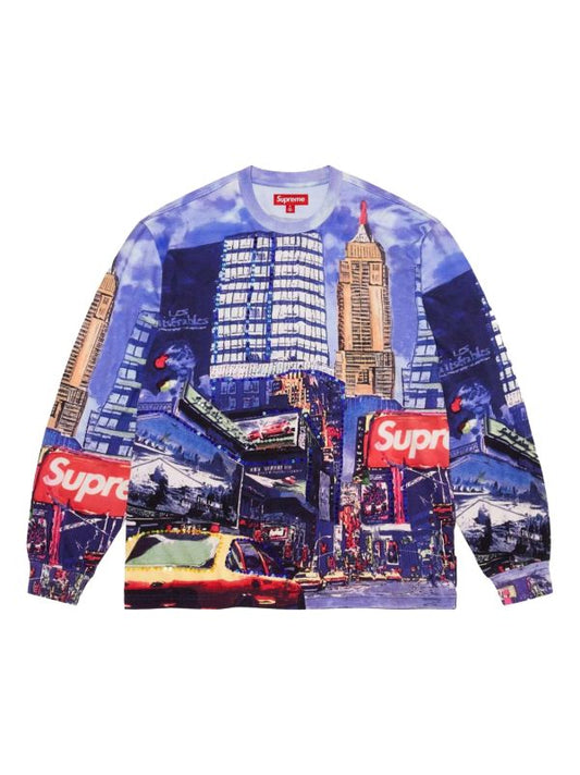 Supreme Skyline Sequin Long Sleeve T-Shirt