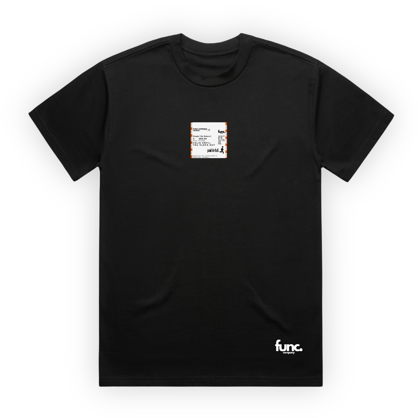 Func Ticket Tee Black