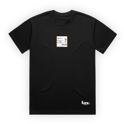 Func Ticket Tee Black