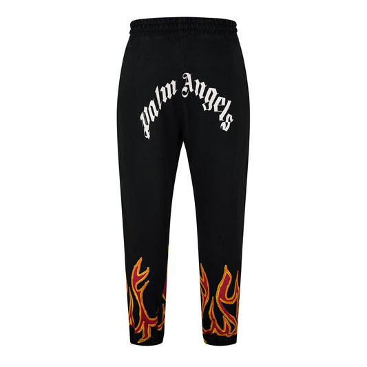 Palm Angels Graffiti Flames Sweatpants