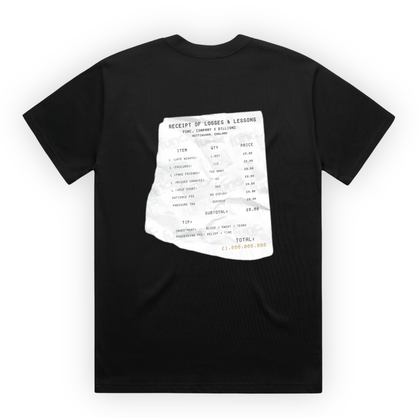 Func Billionz Tee Black