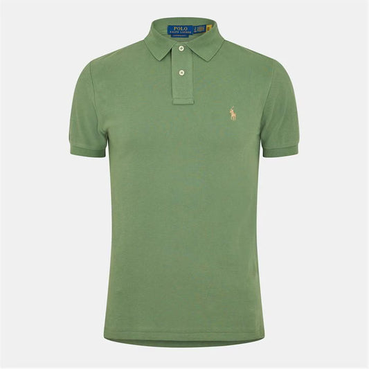 Ralph Lauren Short Sleeve Polo Top Khaki