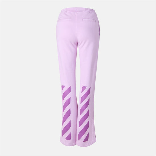Off White Diag Tapered Sweatpant Lilac