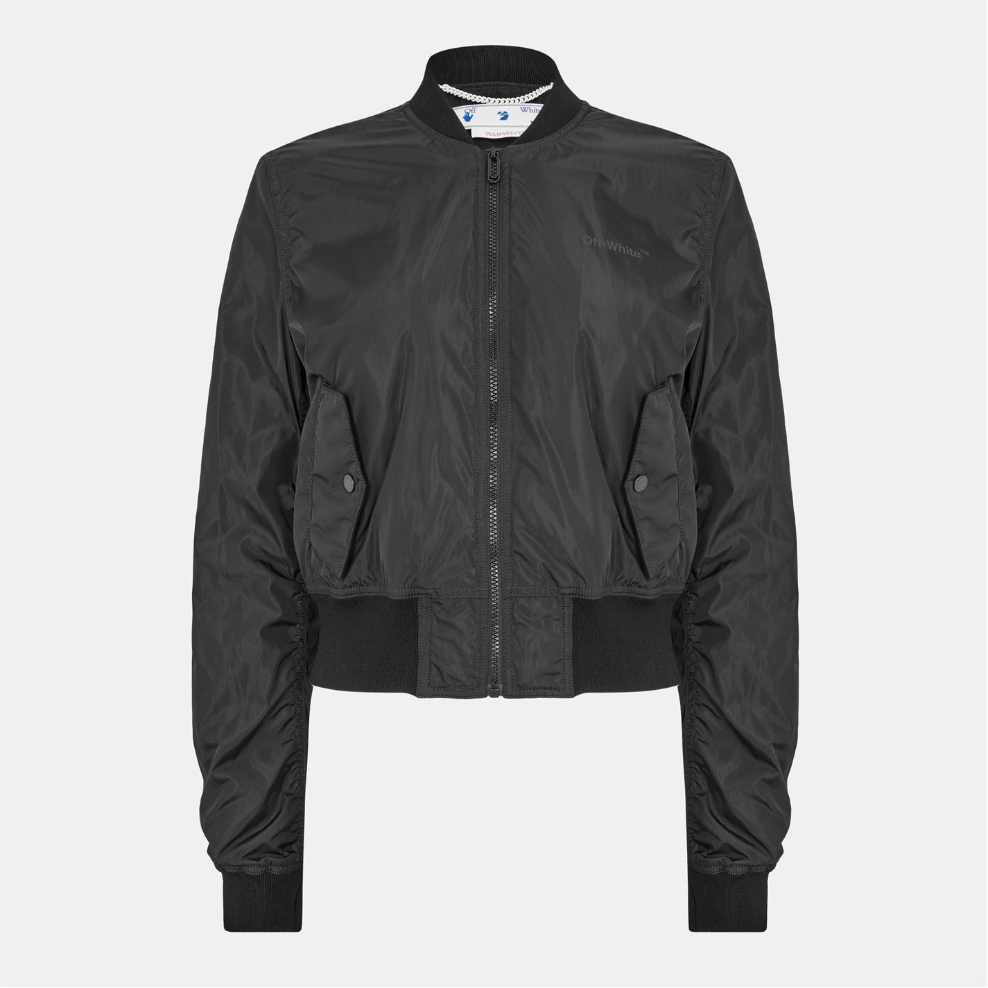 Off White Diag Bomber Black