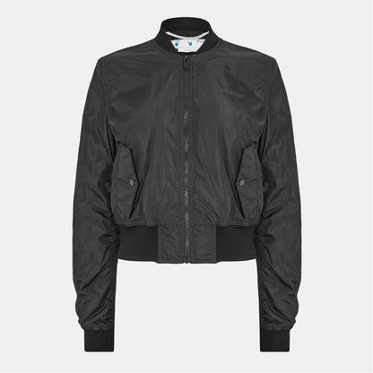 Off White Diag Bomber Black
