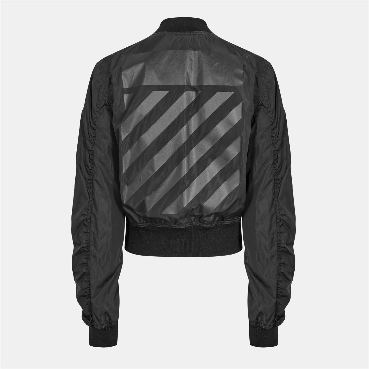 Off White Diag Bomber Black