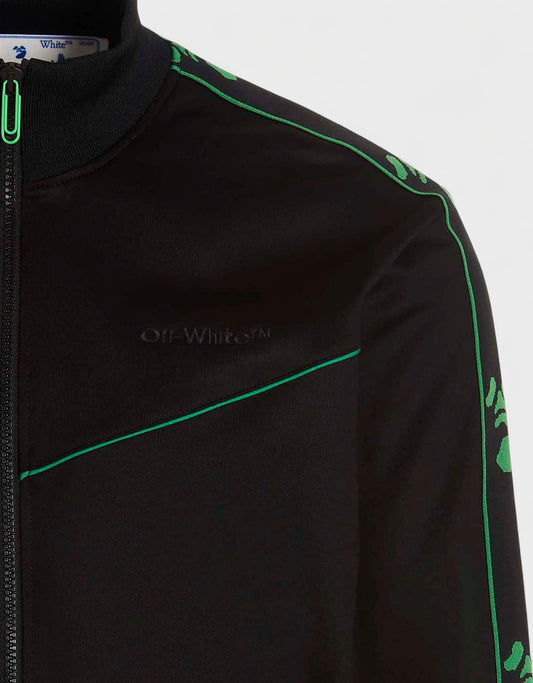 Off White OW Face Band Slim Tracktop Black