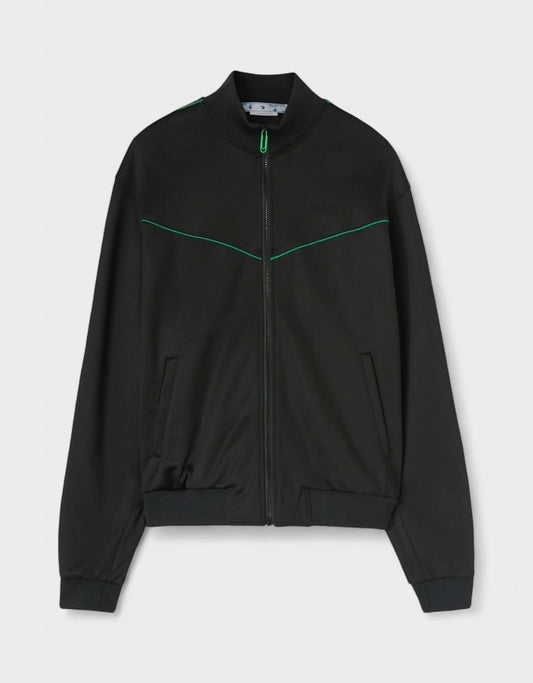 Off White OW Face Band Slim Tracktop Black