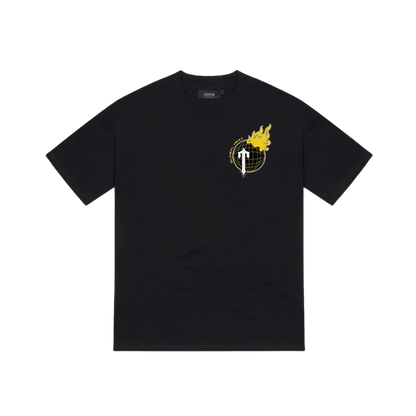 Trapstar Black Global Heat T-Shirt