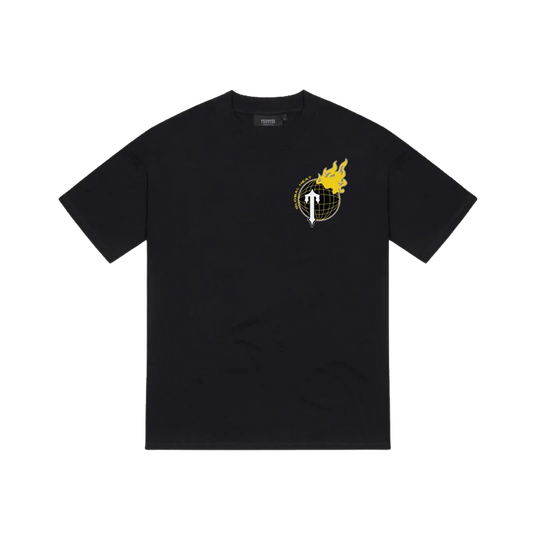 Trapstar Black Global Heat T-Shirt