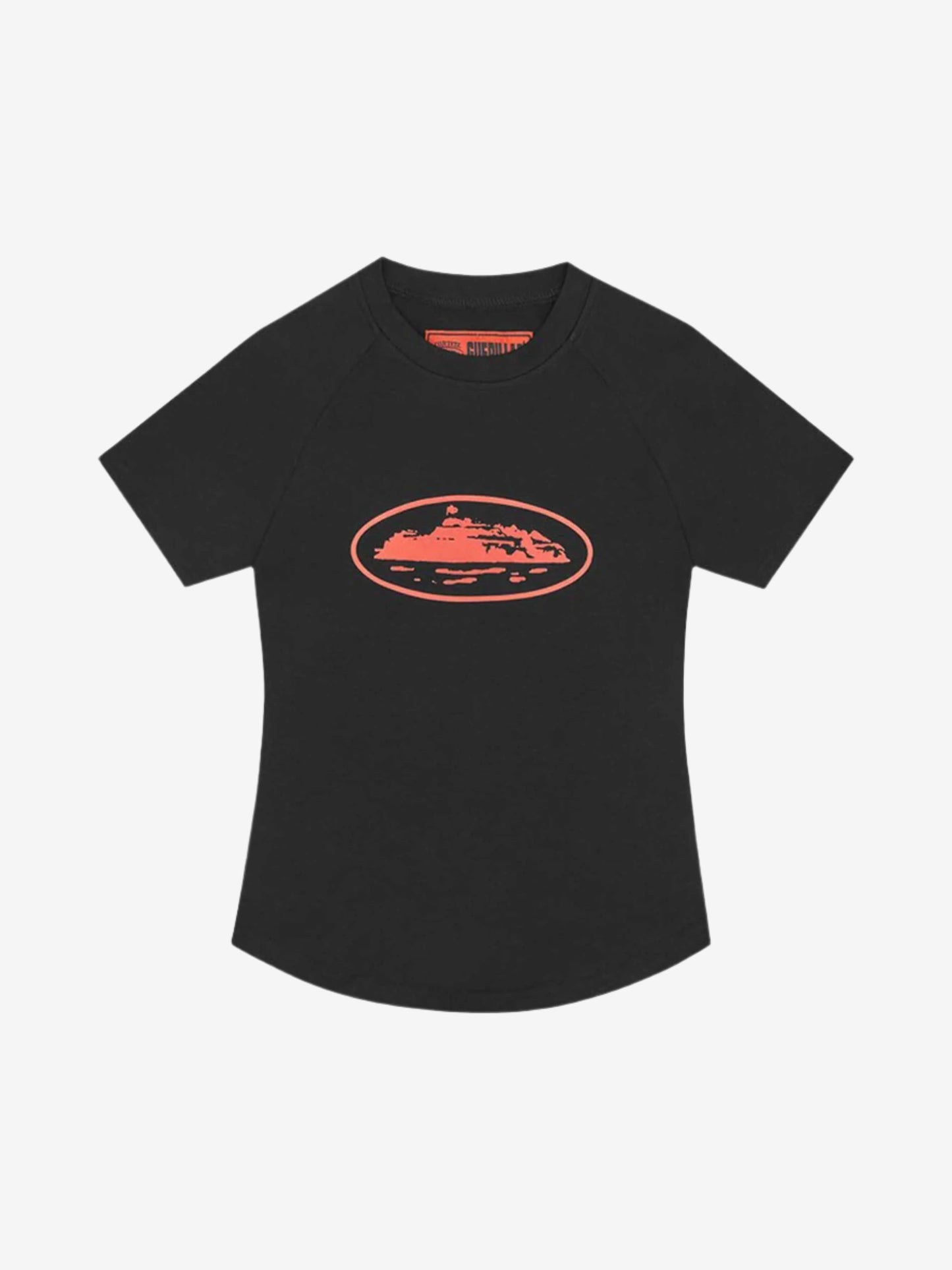 Corteiz Women’s Alcatraz Baby Top Black/ Red