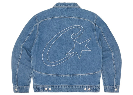 Corteiz C-Star Denim Jacket Blue