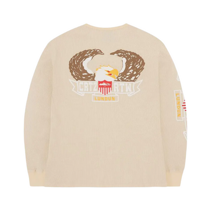 Corteiz Eagle Long-Sleeve Creme