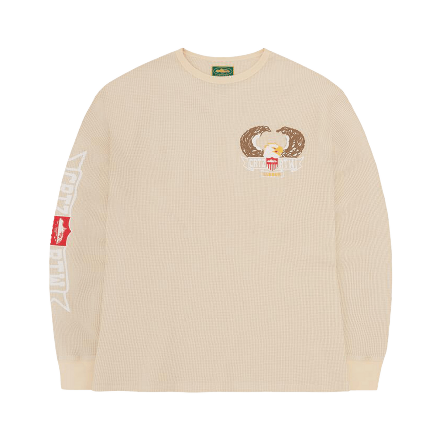 Corteiz Eagle Long-Sleeve Creme