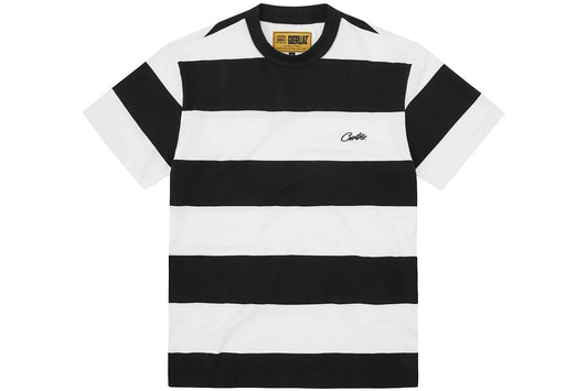 Corteiz Stripe T-Shirt Black
