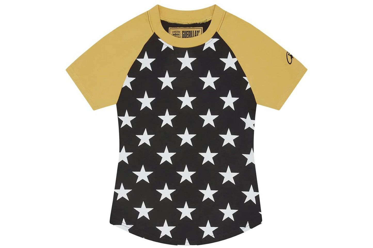 Corteiz Women’s Stars Baby Top Black/ Yellow