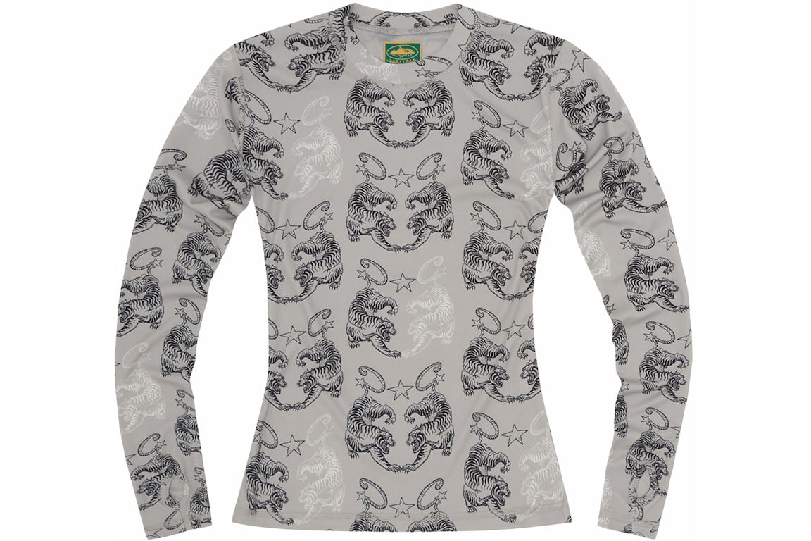 Corteiz Women’s Tiger Long-Sleeve T-Shirt Grey
