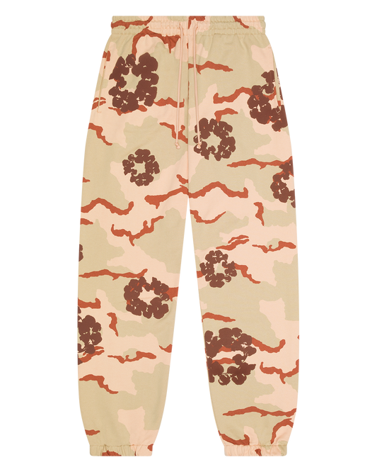 Denim Tears Wreath Joggers Beige Cammo