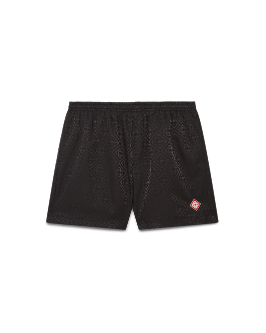 Casablanca Jacquard Swim Shorts Black