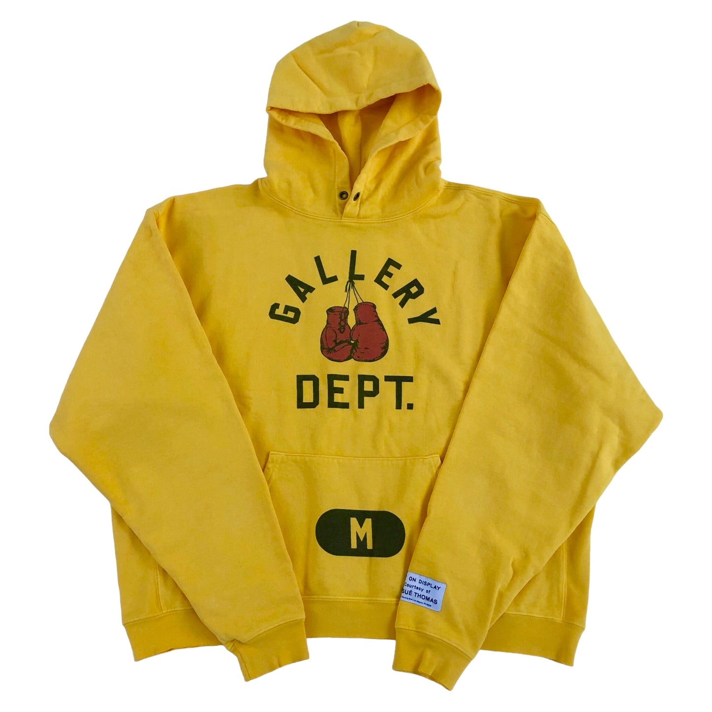 Gallery Dept Boxing Hoodie Yellow