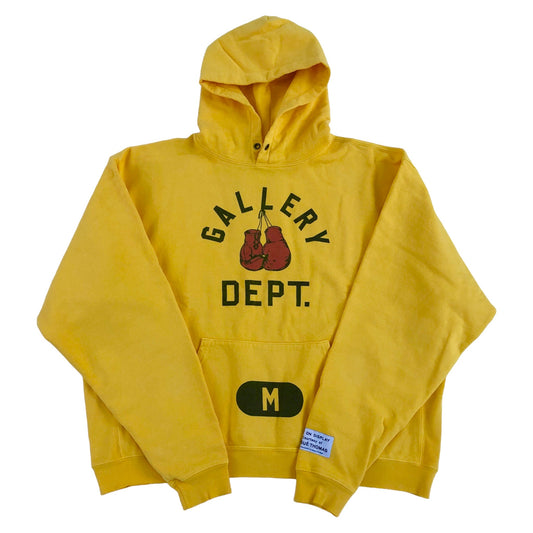 Gallery Dept Boxing Hoodie Yellow