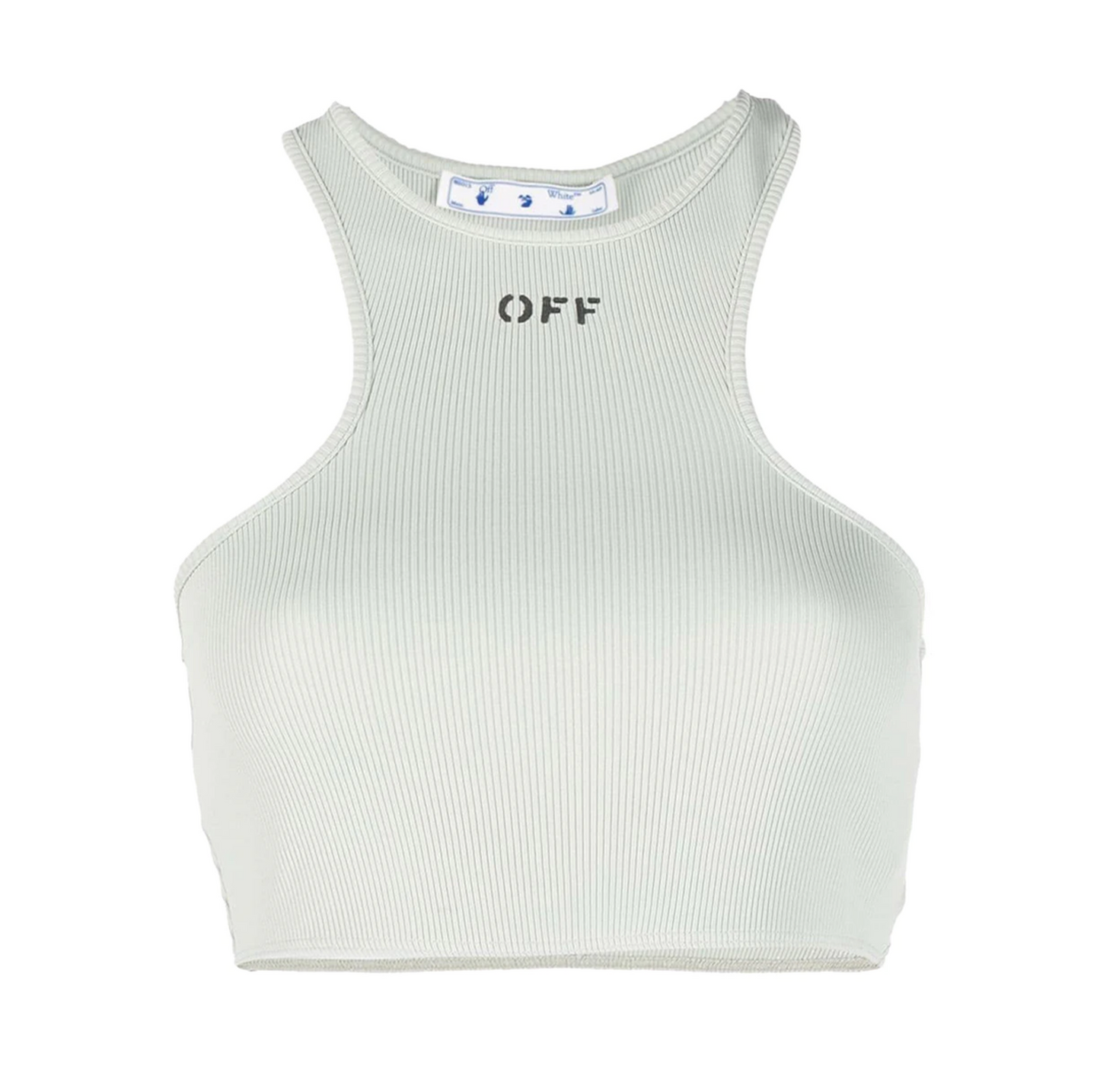 Off White Basic Lux Rib Rowing Top
