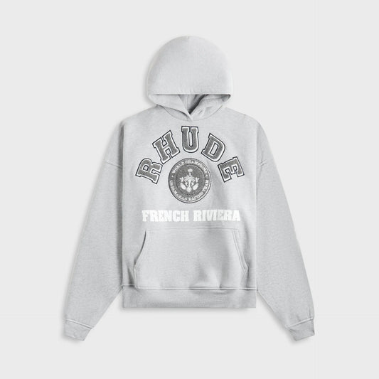Rhude French Riviera Hoodie Grey