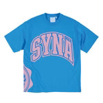 Syna Crest T-Shirt Baby Blue/Pink