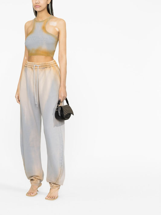 Off White Laundry Twisted Sweatpants Beige