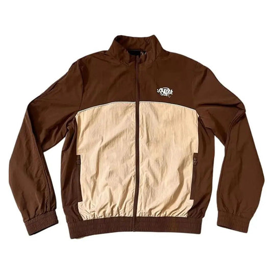 Syna Shell Track Jackets Brown