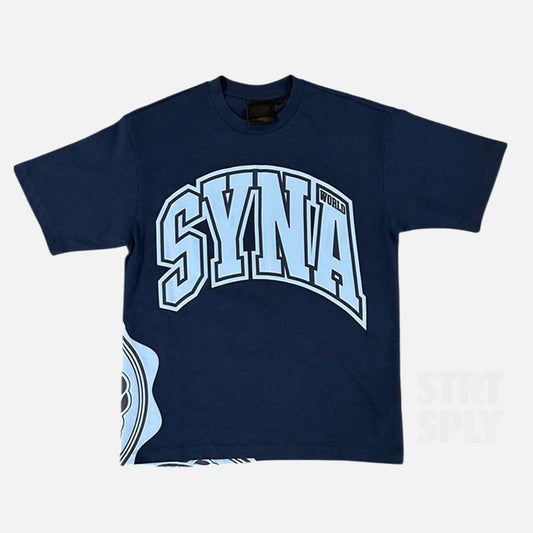 Syna Crest T-Shirt Navy