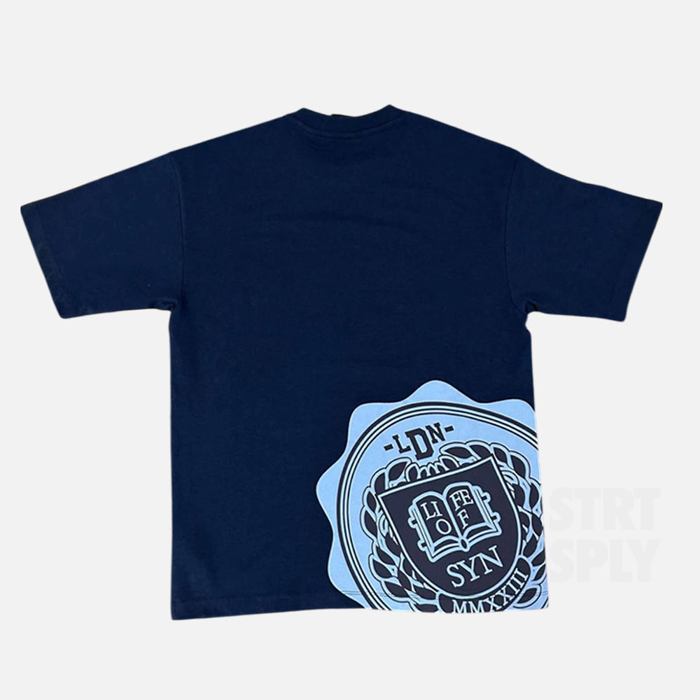 Syna Crest T-Shirt Navy