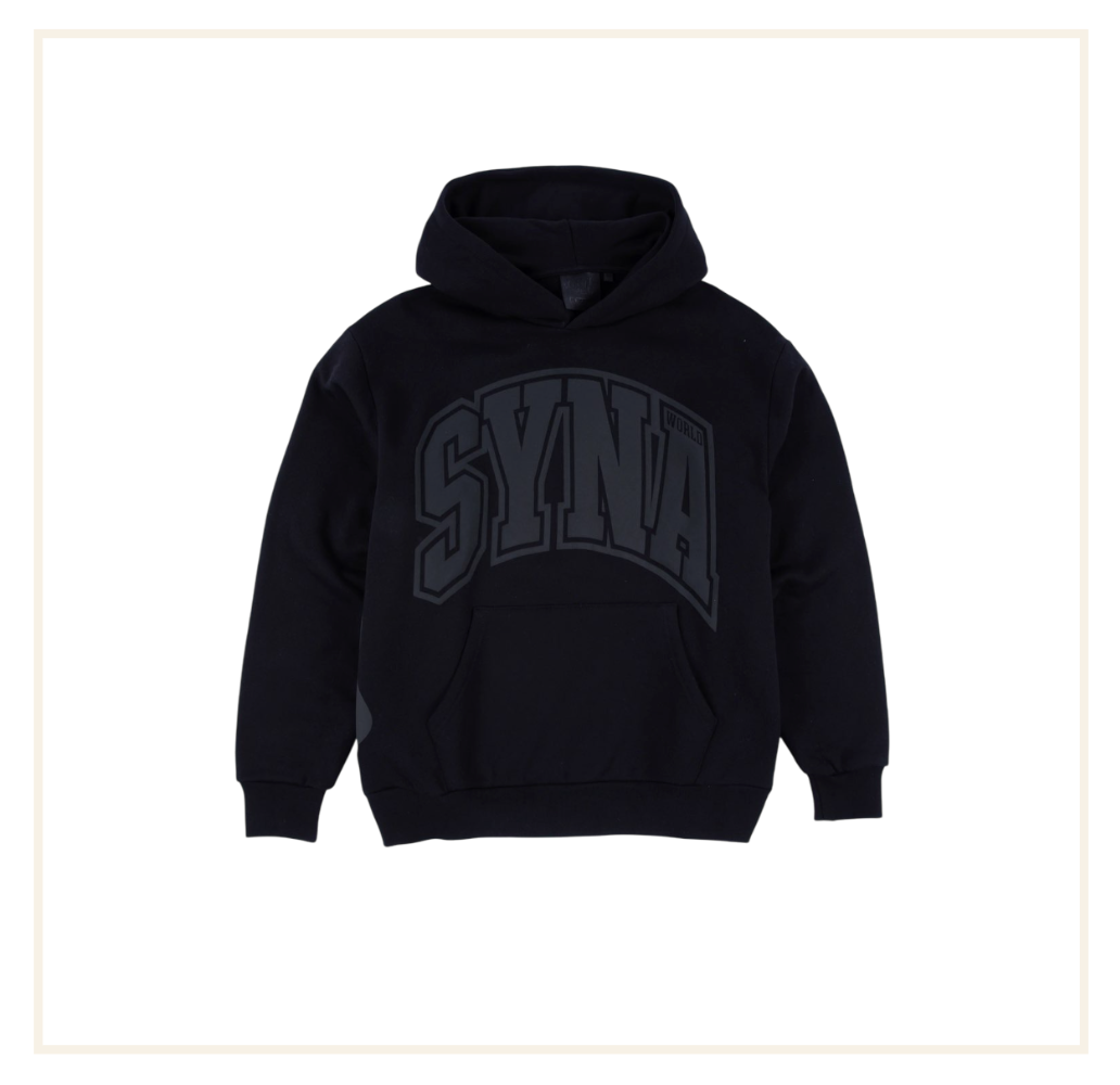 Syna Crest Hoodie Black