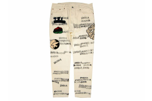 Stussy x Denim Tears x Our Legacy 501 Jean White