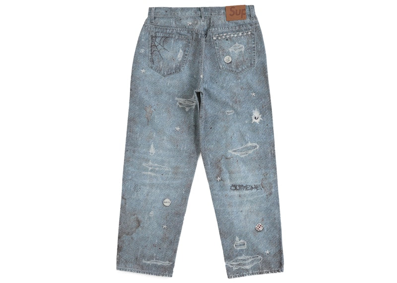 Supreme HJR Trompe L’oeil Loose Fit Jean