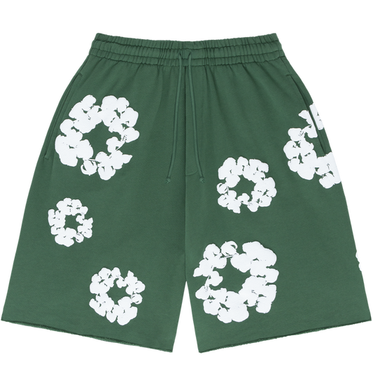 Denim Tears Wreath Shorts Green