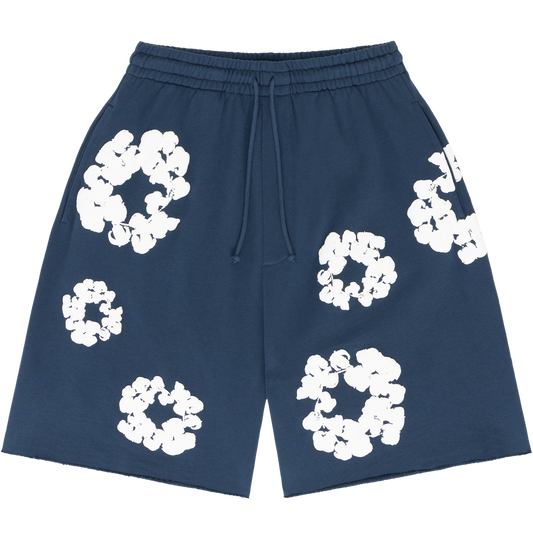 Denim Tears Wreath Shorts Navy