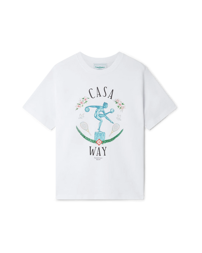 Casablanca Statue En Marbre T-Shirt White