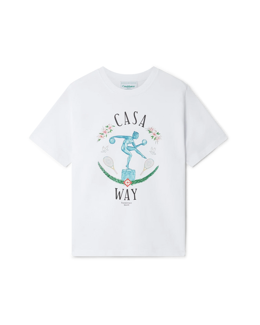 Casablanca Statue En Marbre T-Shirt White