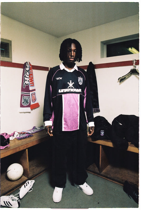 Unknown London x Heaven Can Wait Long-sleeve Jersey Black Pink