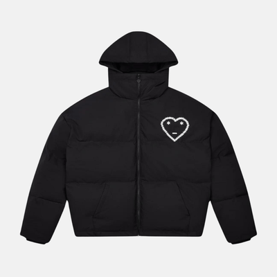 Carsicko Logo Puffer Jacket Black