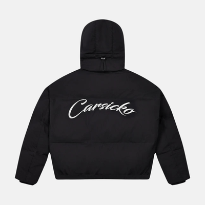 Carsicko Logo Puffer Jacket Black