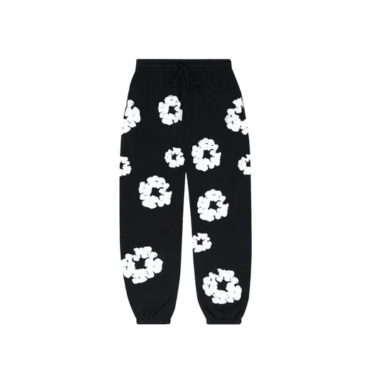 Denim Tears Wreath Joggers Black